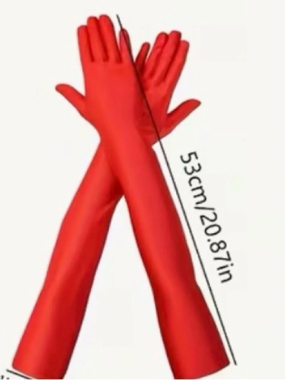 Red Opera length gloves (NEW): Prom, Gatsby, Goth, BDSM, Halloween Vampire Ball